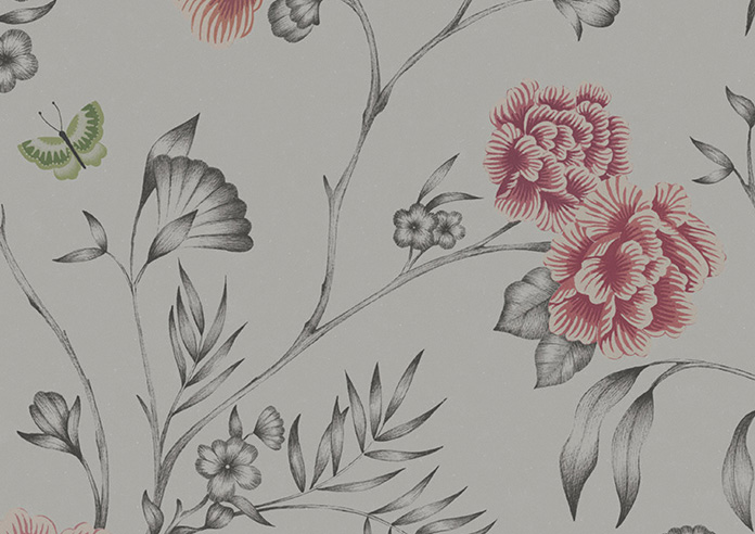 Borneo, Rose - Roman Blind - Image 7